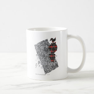Caneca De Café Xadrez do punk de PEBBLES™