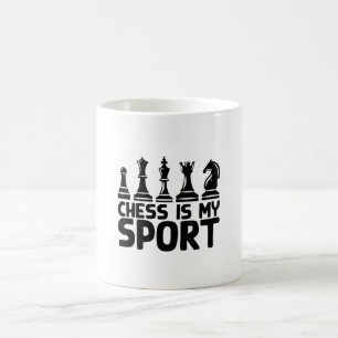 Caneca De Café Xadrez É Meu Esporte