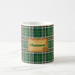 Caneca De Café Xadrez Irlandês Dia de São Patrício