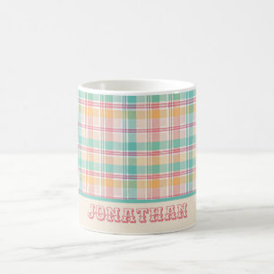 Caneca De Café Xadrez Personalizado Multicolorido