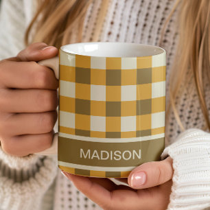 Caneca De Café Xadrez Personalizado Padrão Checker