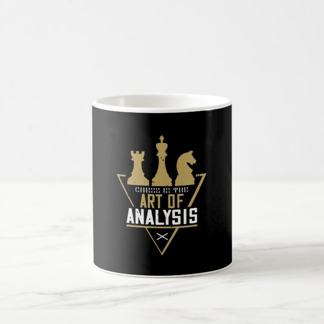 Caneca De Café Xadrez - Xadrez é a Arte da Análise (Centro)