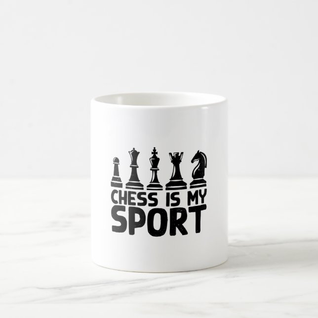 Caneca De Café Xadrez - Xadrez É Meu Esporte (Centro)