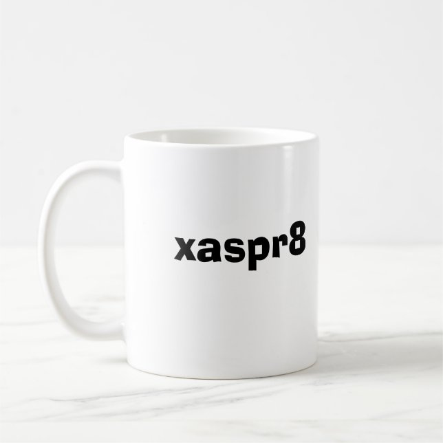 Caneca De Café xasper8 (exaspere) (Esquerda)