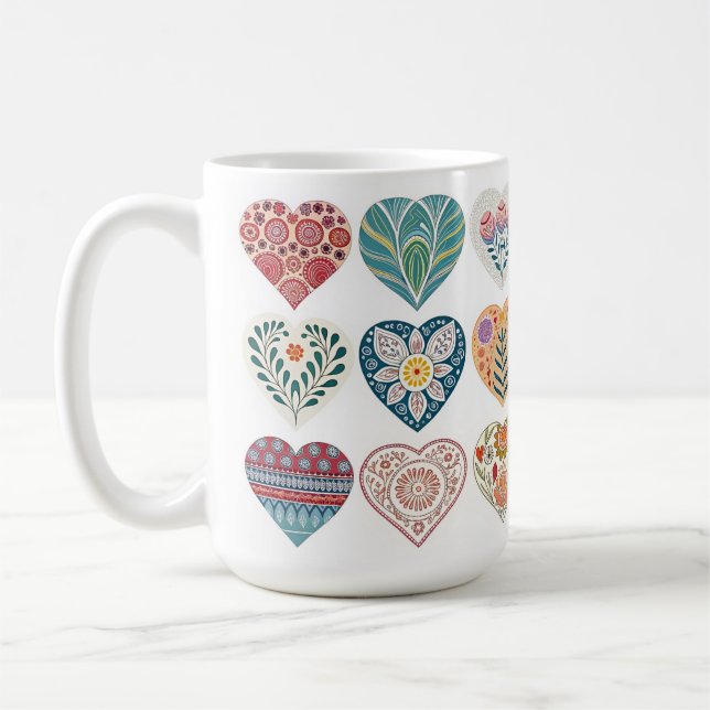 Caneca De Café "Xícara De Café Adorável E Cozinha" (Esquerda)