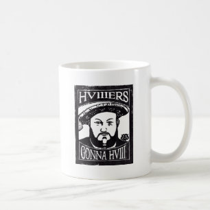 Caneca De Café Xilogravura de Henrique VIII, HVIIIers Vai HVIII