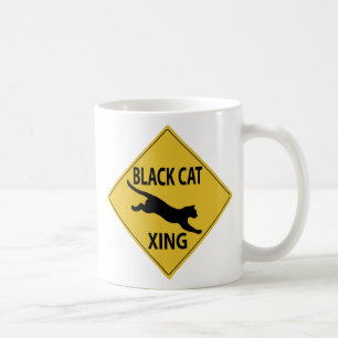 Caneca De Café Xing de Gato Preto