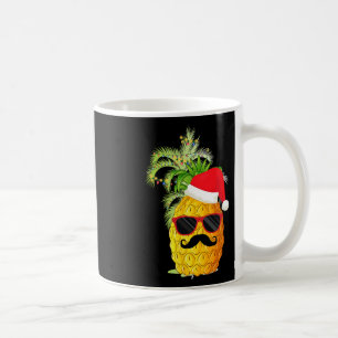 Caneca De Café Xmas Abacaxi Sungles - Natal Em Julho 