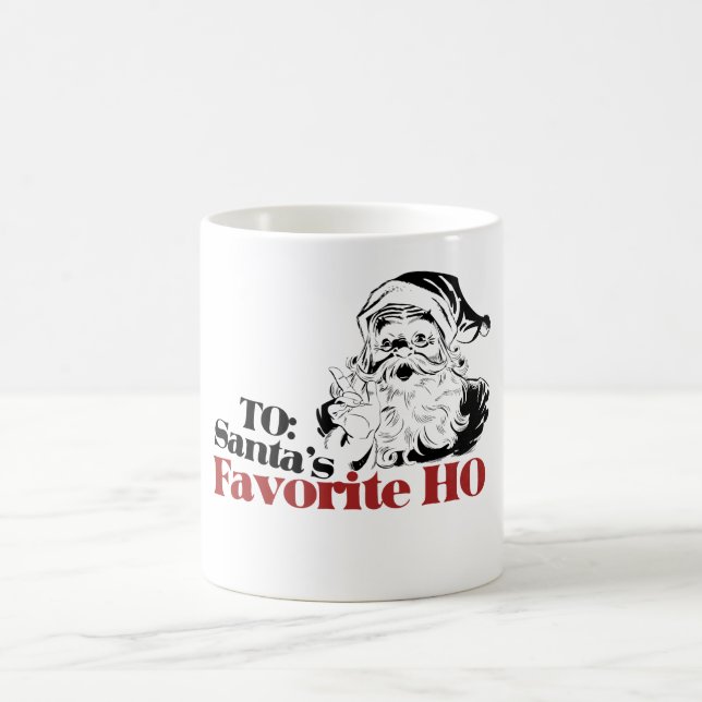 Caneca De Café XMAS Santas Favoritas HO (Centro)