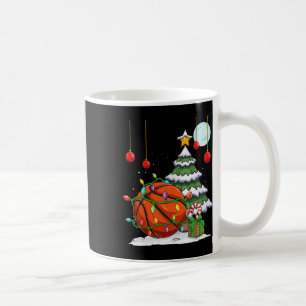 Caneca De Café Xmas Sketll Decorre As Luzes Das Árvores Natal