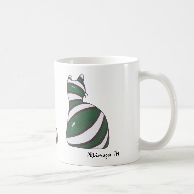 Caneca De Café XmasStockingCats (Direita)