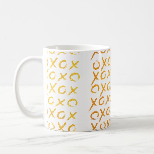 Caneca De Café xoxo Abraços e Beijos (Esquerda)