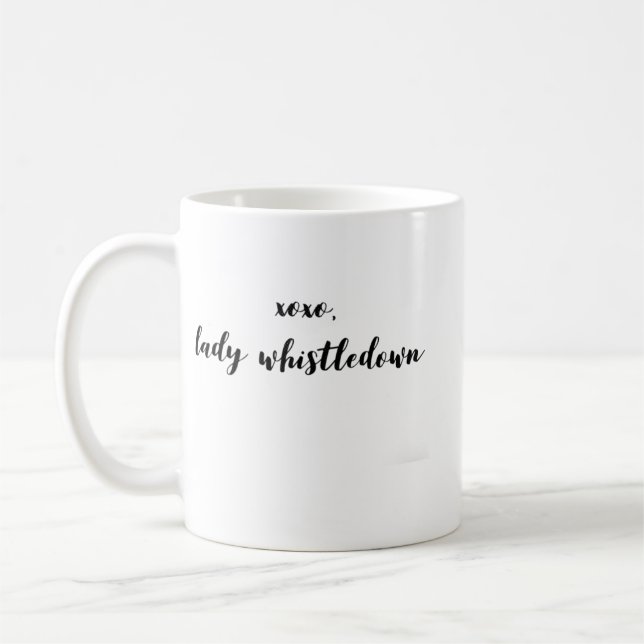 Caneca De Café XOXO Lady Whistedown (Esquerda)
