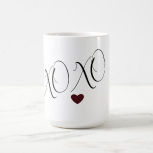 Caneca De Café XOXO Love Heart