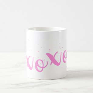 Caneca De Café xoxo-Pink Trendy