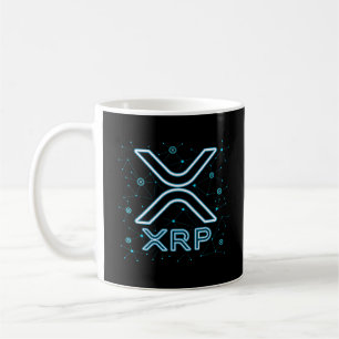 Caneca De Café XRP Criptomoeda XRPL Blockchain Estrelas Cripto