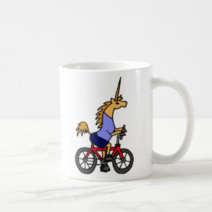 Caneca De Café XX- desenhos animados da bicicleta da equitação do