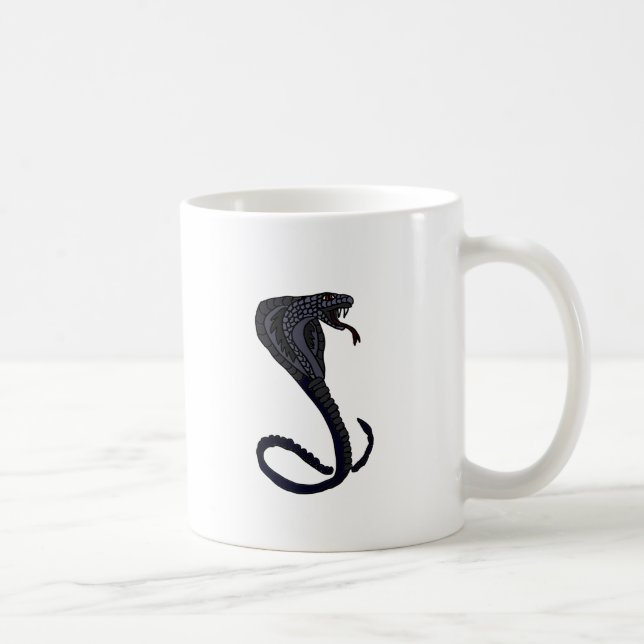 Caneca De Café XX- design do cobra do rei cobra (Direita)