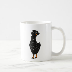 Caneca De Café XX- galinha polonesa Funky