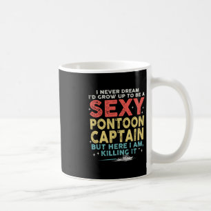 Caneca De Café Y Capitão do Pontão Férias de Barco Vida no Lago B