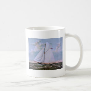 Caneca De Café Yacht Anterior de Entrega de Navegação