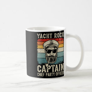 Caneca De Café Yacht Rock Capitão Pontoon Boat Party Sailor Boati