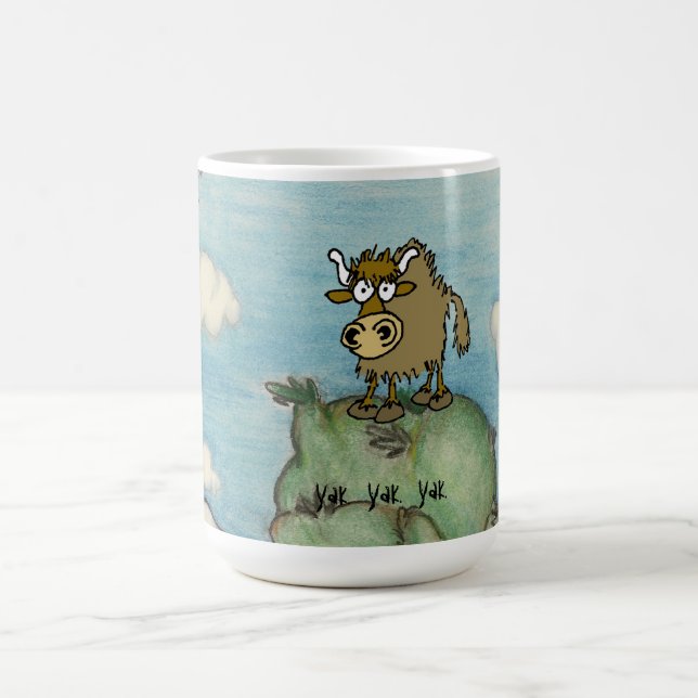 Caneca De Café Yak no topo da montanha (Centro)
