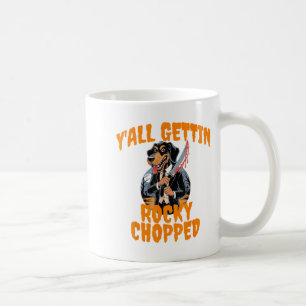 Caneca De Café Y'all Gettin Rocky Chopped Tennessee Halloween Cos