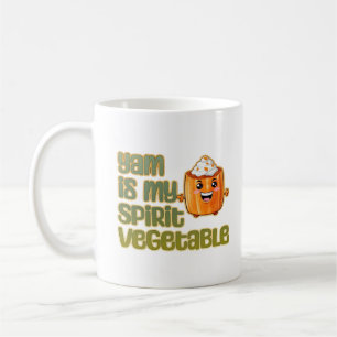 Caneca De Café Yam É Meu Espírito Vegetal Clássico