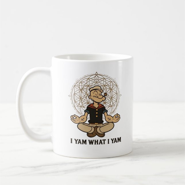 Caneca De Café Yam, o que eu costumo dizer (Esquerda)