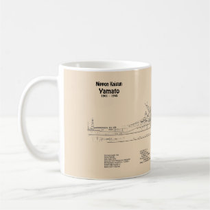 Caneca De Café Yamato - Planos de Impressão Bluetooth de Entrega