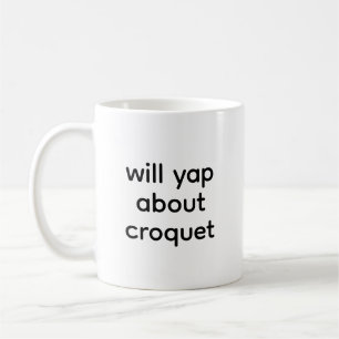 Caneca De Café Yap Sobre Amante de Croqué Engraçado