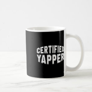 Caneca De Café Yapper Funny Professional Yapper Certificado