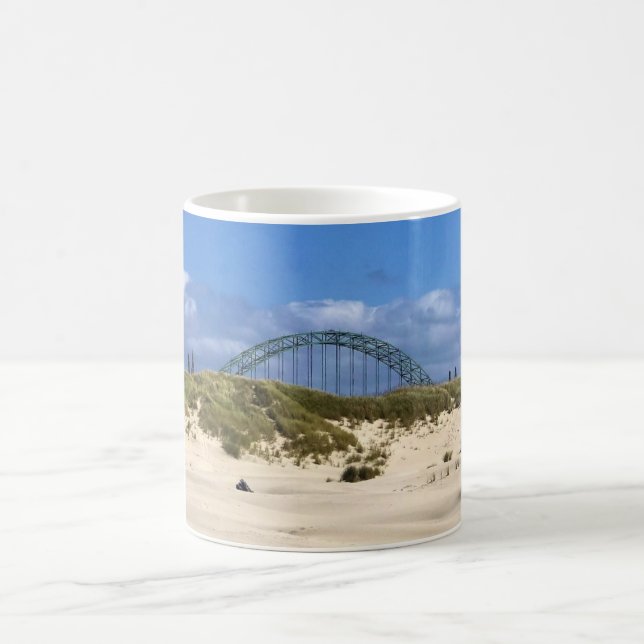 Caneca De Café Yaquina Bay Bridge, Newport, Oregon (Centro)