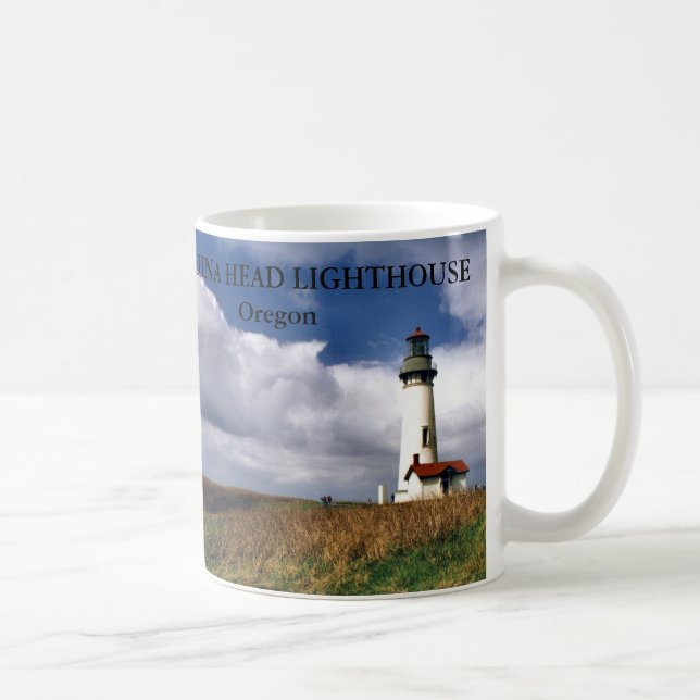Caneca De Café Yaquina Head Lighthouse, Oregon (Direita)