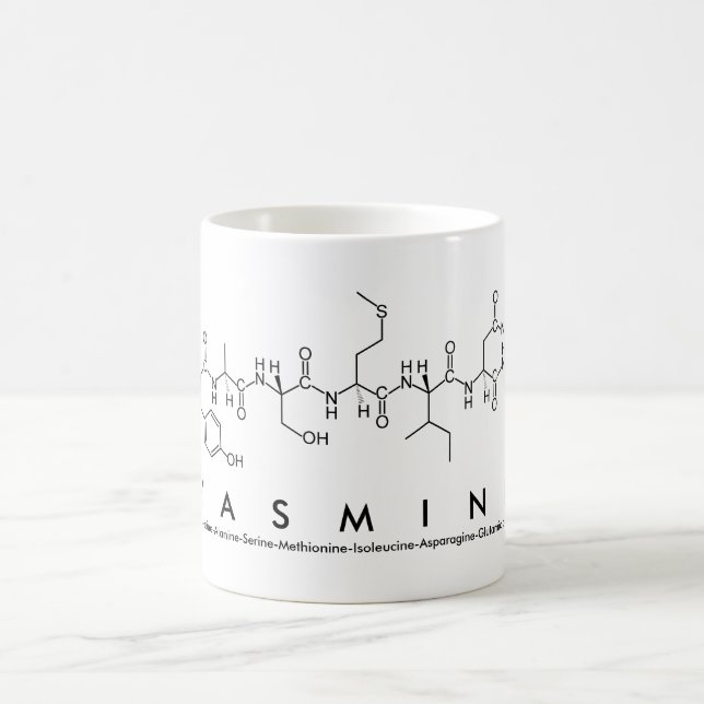 Caneca De Café Yasmine peptide name mug (Centro)