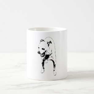 Caneca De Café Yawn sonolento no brilho da colheita