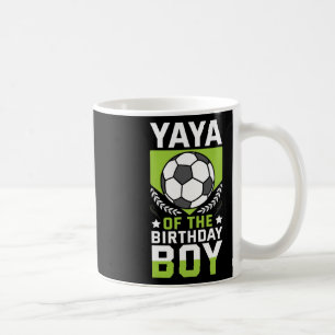 Caneca De Café Yaya Do Time Do Menino De Aniversário Jogador De F