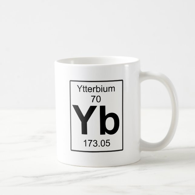 Caneca De Café Yb - Ytterbium (Direita)