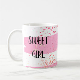 Caneca De Café Yellow Sunflower trendy vibrant color paper art