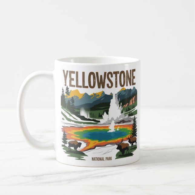 Caneca De Café Yellowstone (Esquerda)