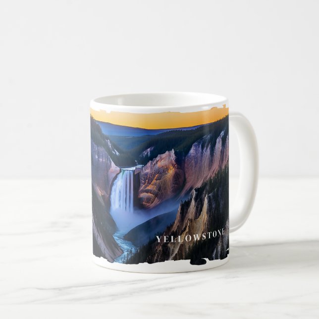 Caneca De Café Yellowstone Calls Mug (Frente Esquerda)