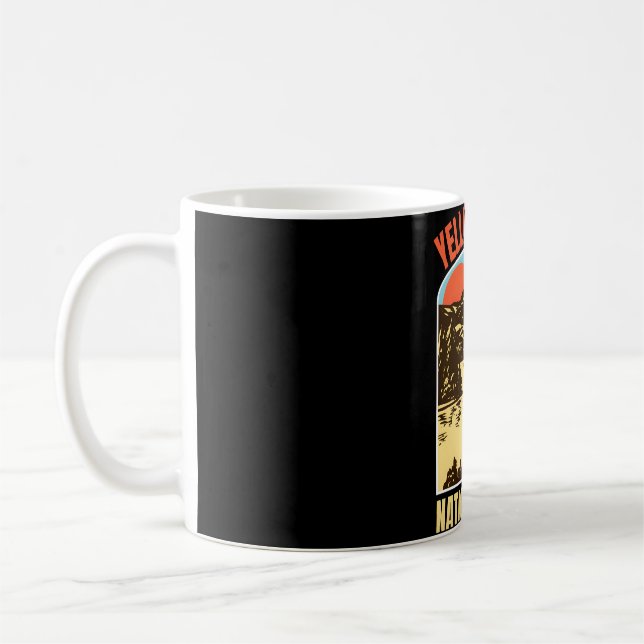 Caneca De Café Yellowstone � Espírito das Montanhas (Esquerda)