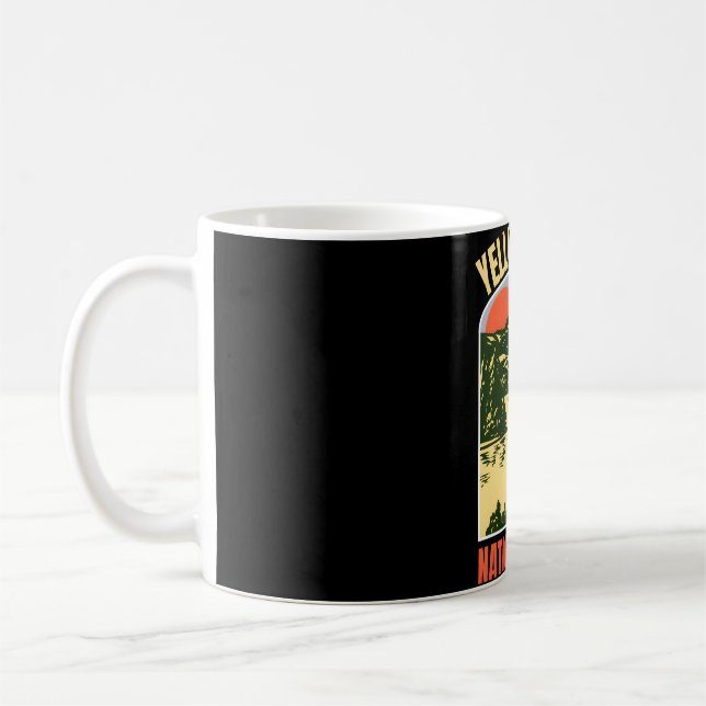 Caneca De Café Yellowstone � Espírito das Montanhas (Esquerda)