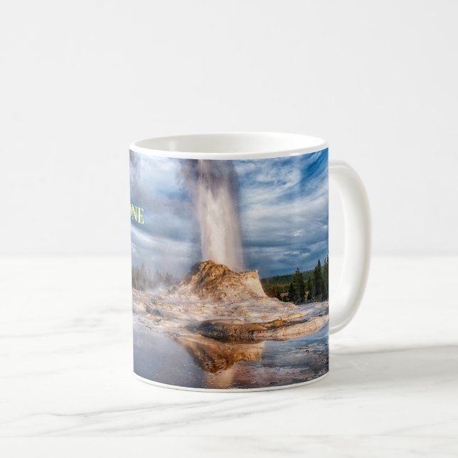 Caneca De Café Yellowstone Geyser Mug (Frente Esquerda)
