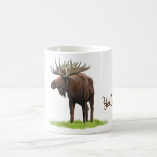Caneca De Café Yellowstone Moose Mug