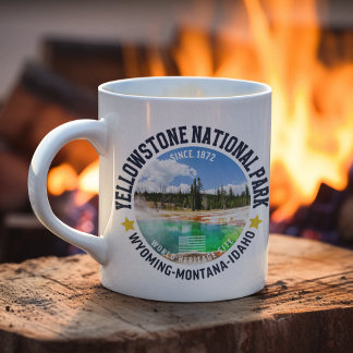 Caneca De Café Yellowstone National Park Cute Landscape