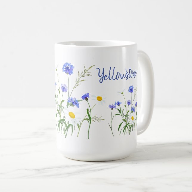 Caneca De Café Yellowstone Wildflower Mug (Frente Esquerda)