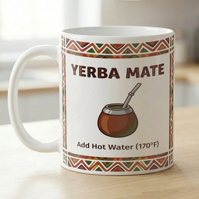 Caneca De Café Yerba Mate 170°F Tea Recipe Guide (Criador carregado)