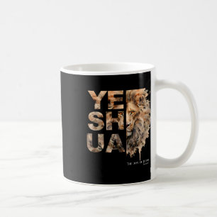 Caneca De Café Yeshua, Leão de Judá, Jesus, Deus, Versículo Bíbli